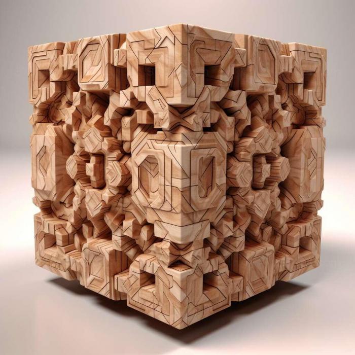 Patterns and decorations (Cubic 2, PATTERN_1122) 3D models for cnc